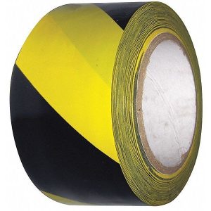 WARNING TAPE YELLOW & BLACK